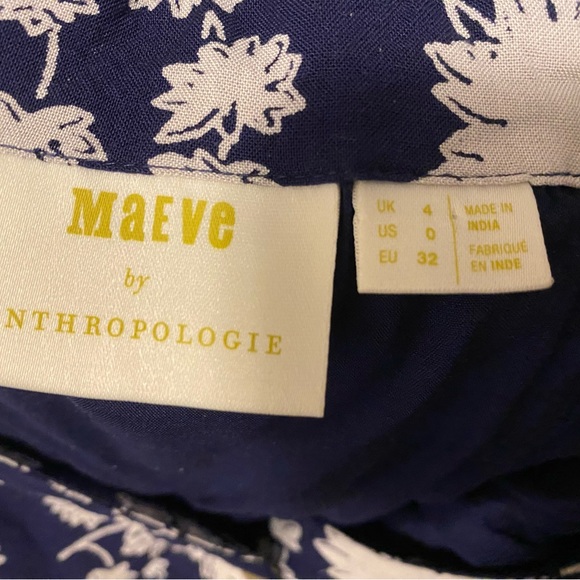 1190s style Maeve Anthropologie Floral lattice back maxi dress. - Picture 8 of 8